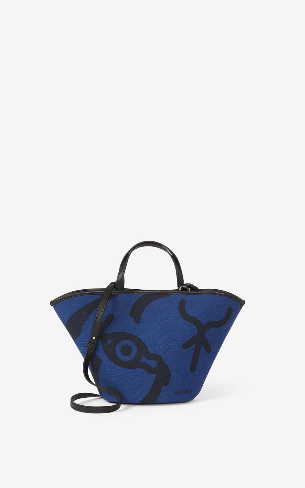 Bolso Shopping Kenzo Small Arc Lona Mujer Azules - SKU.4740485